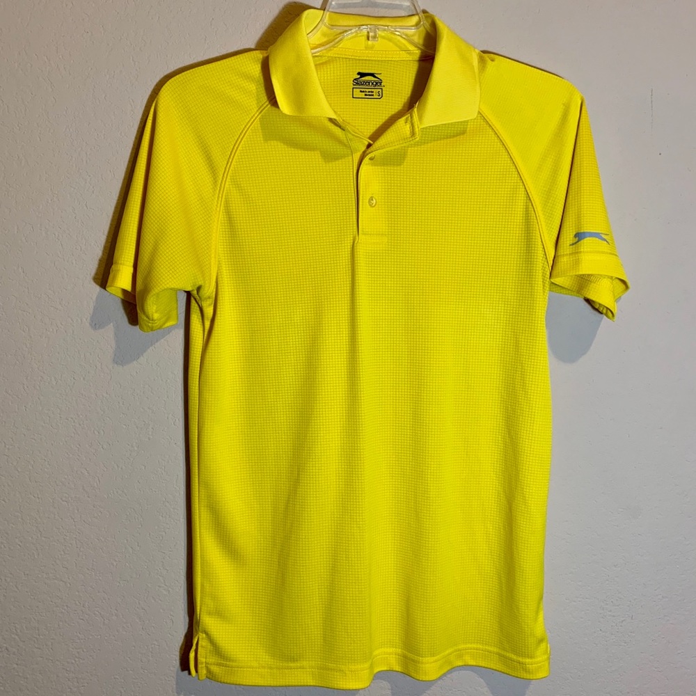 ❇️3/$30❇️ Slazenger Yellow Hydro-Dri UPF 30 Golf Polo